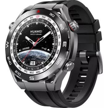 Huawei Watch Ultimate - Smartwatch z paskiem - Uwodorniona guma nitrylowa (HNBR) - Rozmiar nadgarstka: 140-210 mm - Wyświetlacz 3,8 cm (1,5 inch) - NFC, Bluetooth