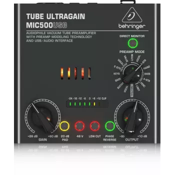 Przedwzmacniacz audio Behringer MIC500USB