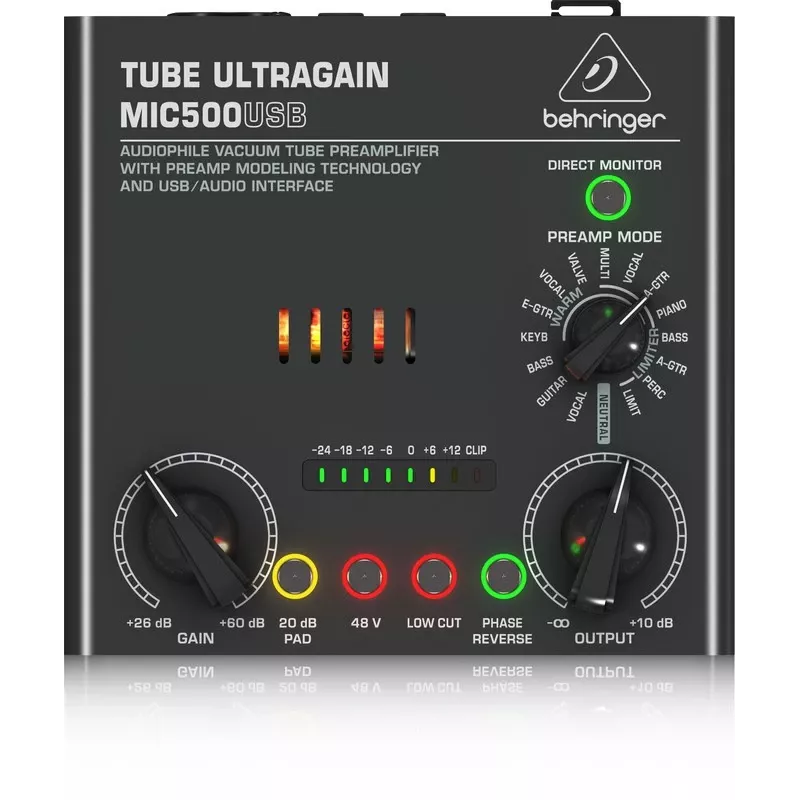 Przedwzmacniacz audio Behringer MIC500USB