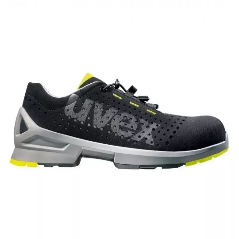 Buty ochronne Uvex 85438 Unisex Dorosły Czarny Limonkowy Poliuretan Mikro Welur