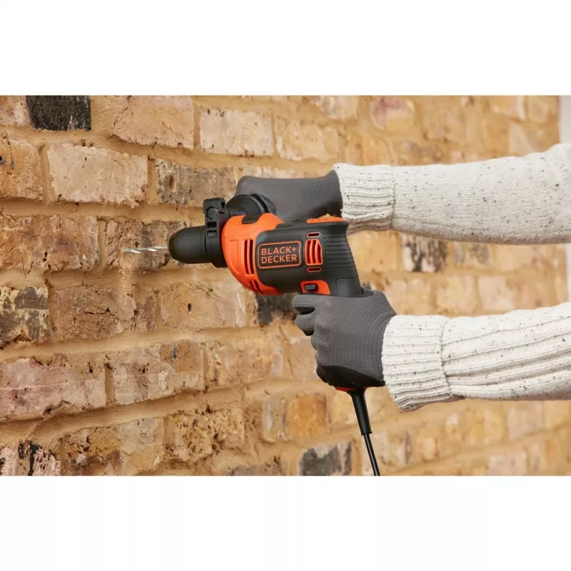 Wiertarka udarowa Black & Decker BEH710-QS 2800 RPM Czarny, Pomarańczowy