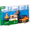 Zestaw pojazdu i akcesoriów torowych Ravensburger BRIO 33573 – 4-elementowy wielokolorowy, zalecany wiek od 0,3 roku