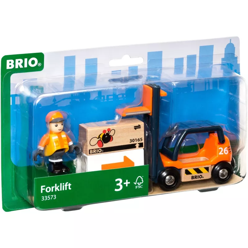 Zestaw pojazdu i akcesoriów torowych Ravensburger BRIO 33573 – 4-elementowy wielokolorowy, zalecany wiek od 0,3 roku