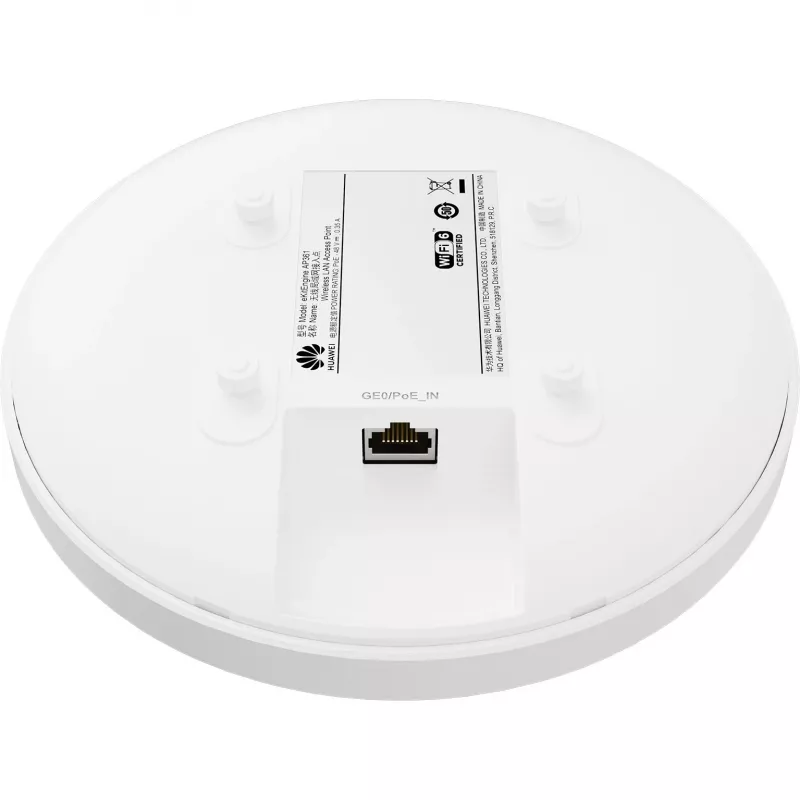 Huawei AP361 - Punkt dostępowy - Wi-Fi 6 - 2,4 GHz, 5 GHz - montaż na ścianie / suficie / szynie DIN możliwy (50086871)