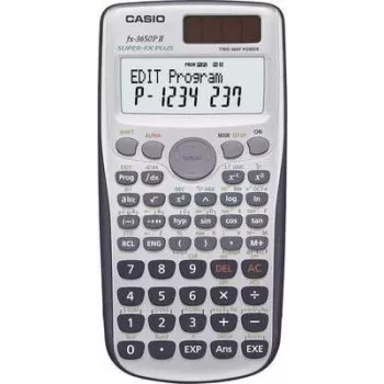 Kalkulator naukowy Casio FX-3650PII Pocket Czarny Srebrny