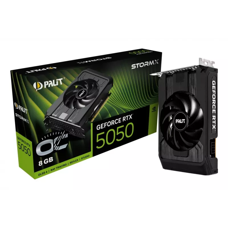 Karta graficzna Palit GeForce RTX 5050 StormX OC — 8 GB GDDR6, 128-bit, PCIe 5.0