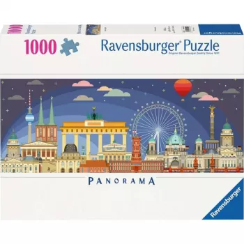 Puzzle Ravensburger Panorama Night in Berlin 1000 elementów, format panoramiczny