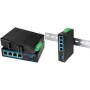 Przełącznik Ethernet LOGILINK NS204 4-portowy Gigabit 1000Mbit/s z 1x SFP