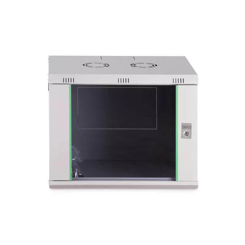 Naścienna szafa rack 9U DIGITUS Dynamic-N DN-37104, 600x450 mm, IP20, zamek na klucz, do samodzielnego montażu