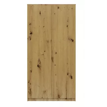 Szafa Top E Shop SD-90 ART KPL — rama dębowa, 7 półek, 2 drzwi
