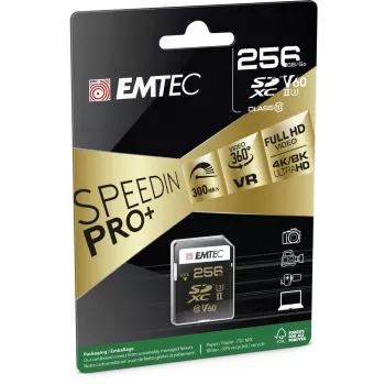 Karta pamięci Emtec 256 GB SDXC UHS-II ECMSD256GUHS2V60