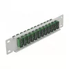 Patchpanel światłowodowy DeLOCK 10 cali 12 portów SC Duplex zielony 1U szary