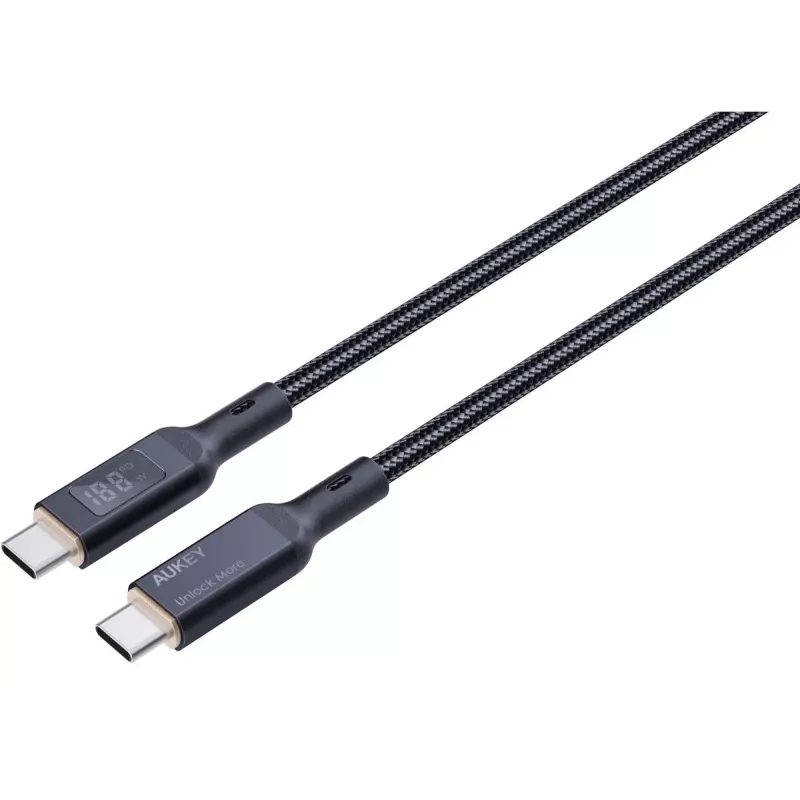 Kabel USB AUKEY CB-MCC102 1,8 m USB C Czarny 480 Gbit/s
