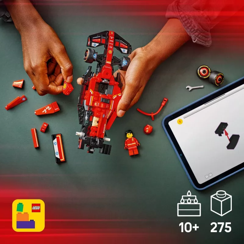 LEGO Speed Champions Ferrari SF-24 F1 Racing Car zestaw 77242 — 275 szt., 1 minifigurka, 10+ lat