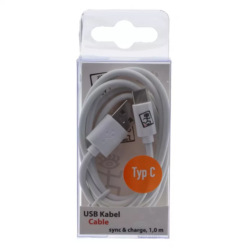 Kabel USB 2GO 795925 1m Micro-USB B USB C USB 3.2 Gen 1 Biały