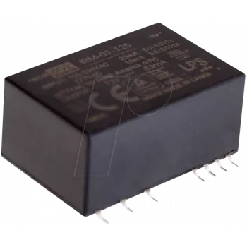zasilacz Mean Well IRM-01-3.3S, 1 W, wyjście 3,3 V, 0,3 A, wejście 85–305 V