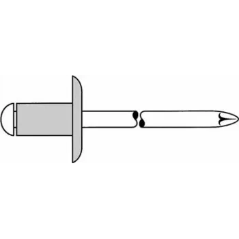 Nit zrywalny GESIPA 5x16 mm Al/A2 do paneli 10,0–12,0 mm, opakowanie 250 szt.