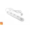 Inteligentna listwa zasilająca Denver SHP-300U 3 gniazda AC Typ E 4 Biała