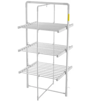Elektryczna składana suszarka na pranie Adler AD 7829 — 300 W, 148×52×90 cm, biała, wolnostojąca