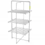 Elektryczna składana suszarka na pranie Adler AD 7829 — 300 W, 148×52×90 cm, biała, wolnostojąca