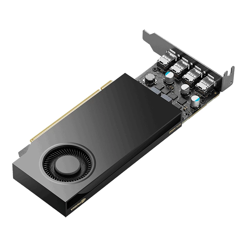 PNY NVIDIA RTX A1000 - karta graficzna - RTX A1000 - 8GB GDDR6 - PCIe 4.0 x8 Low-Profile - 4 x Mini DisplayPort (VCNRTXA1000-PL)