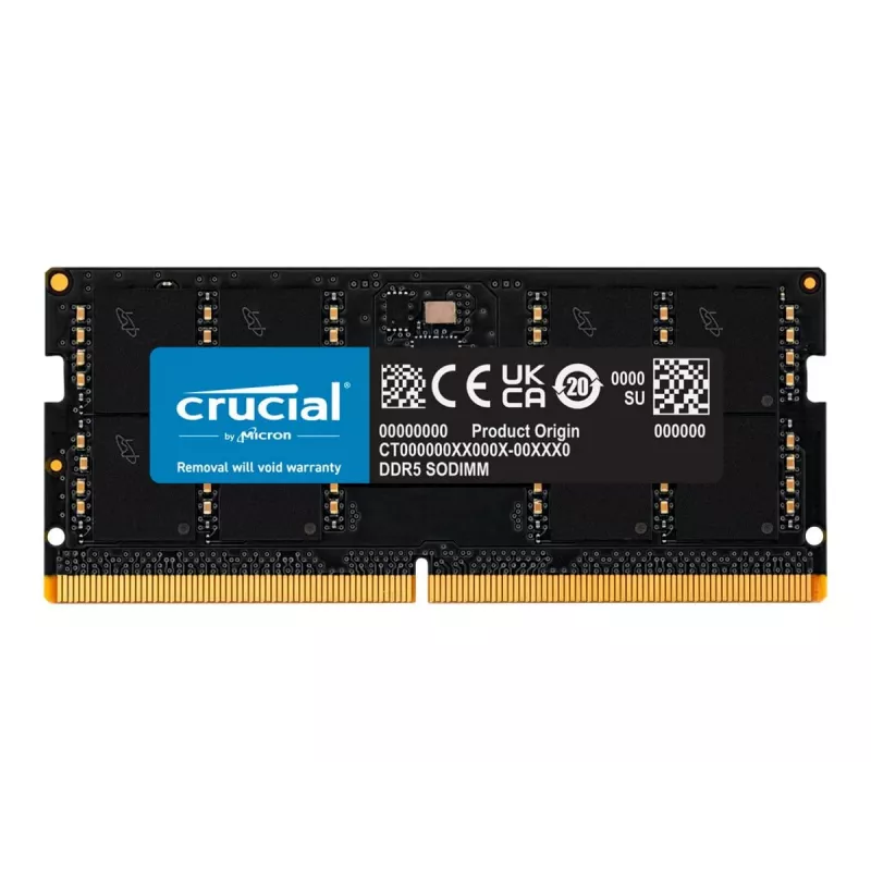 Crucial CT32G56C46S5 SO-DIMM, 1x 32 GB, DDR5, 5600 Mhz, CL46, 1.1v