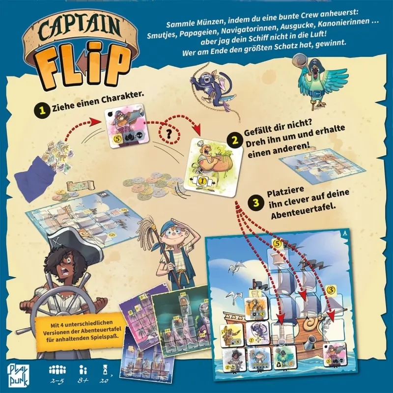 Captain Flip, gra planszowa