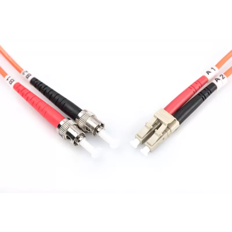 Światłowodowy kabel krosowy wielomodowy - LC - ST - 10 m - I-VH - OM2 - LC - ST