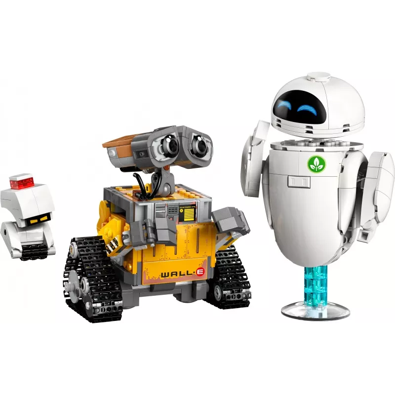 LEGO zestaw konstrukcyjny Disney Pixar WALL·E i EVE 43279 — 811 elementów, wysokość 130 mm, dla 18+