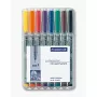 Marker Staedtler 316 WP8 Czarny Niebieski Brązowy Zielony Pomarańczowy Czerwony Fioletowy Żółty
