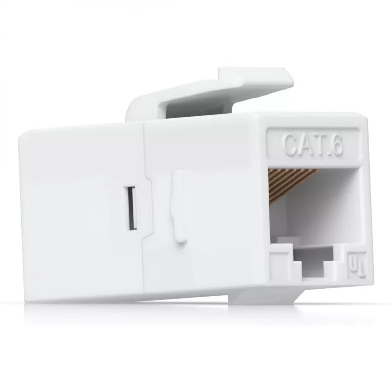 UBIQUITI CAT6 KEYSTONE COUPLER, 12-PACK. PRZELOTOWY MODUŁ KEYSTONE CAT6 DO BEZSZWOWEGO ŁĄCZENIA ZAKOŃCZONYCH FABRYCZNIE KABLI ETHERNET