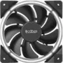 Wentylator obudowy 120 mm PCCOOLER CORONA-biały, 1000–1800 obr./min, białe LED, 120×25 mm