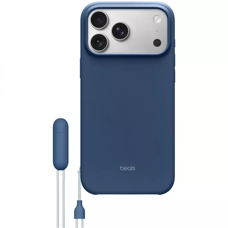 Etui Beats iPhone 17 Pro Max z podstawką i MagSafe oraz sterowaniem aparatem – Bedrock Blue