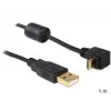 Kabel USB DeLOCK USB2.0 1m Micro-USB B czarny