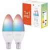 Hombli smarte Light Bulb, 4,5W, E14, RGB, CCT, 1+1 Promo Pack