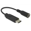Adapter audio Delock - 24-pin USB-C (M) na mini-jack stereo 3,5 mm (W)