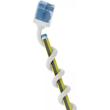 Kabel sieciowy Goobay 74284 RJ-45 Cat6a 0,25 m biały