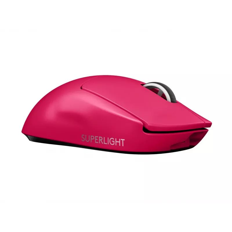 Logitech PRO X SUPERLIGHT bezprzewodowa mysz magenta (910-005957)