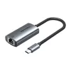 Adapter Vention CFP USB typu C do Gigabit Ethernet 1000 Mbit/s, szary
