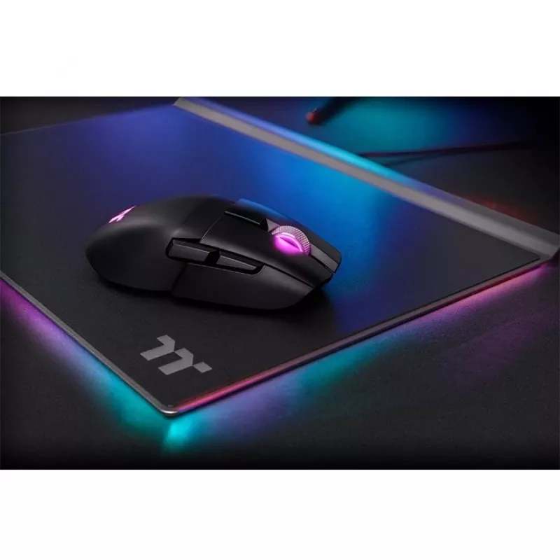 Mysz Thermaltake Argent M5 symetryczna RF bezprzewodowa+Bluetooth+USB Typ-A optyczna 16000 DPI (GMO-TMF-HYOOBK-01)