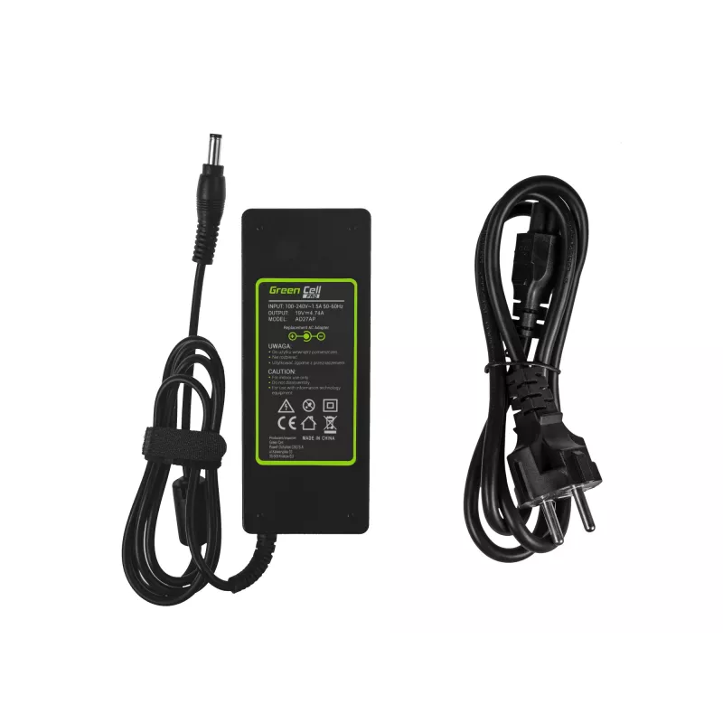 Green Cell AD27AP zasilacz/przetwornica do użytku wewnętrznego 90 W Czarny