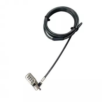 Linka zabezpieczająca DICOTA D31933 antracytowa 2 m zamek szyfrowy