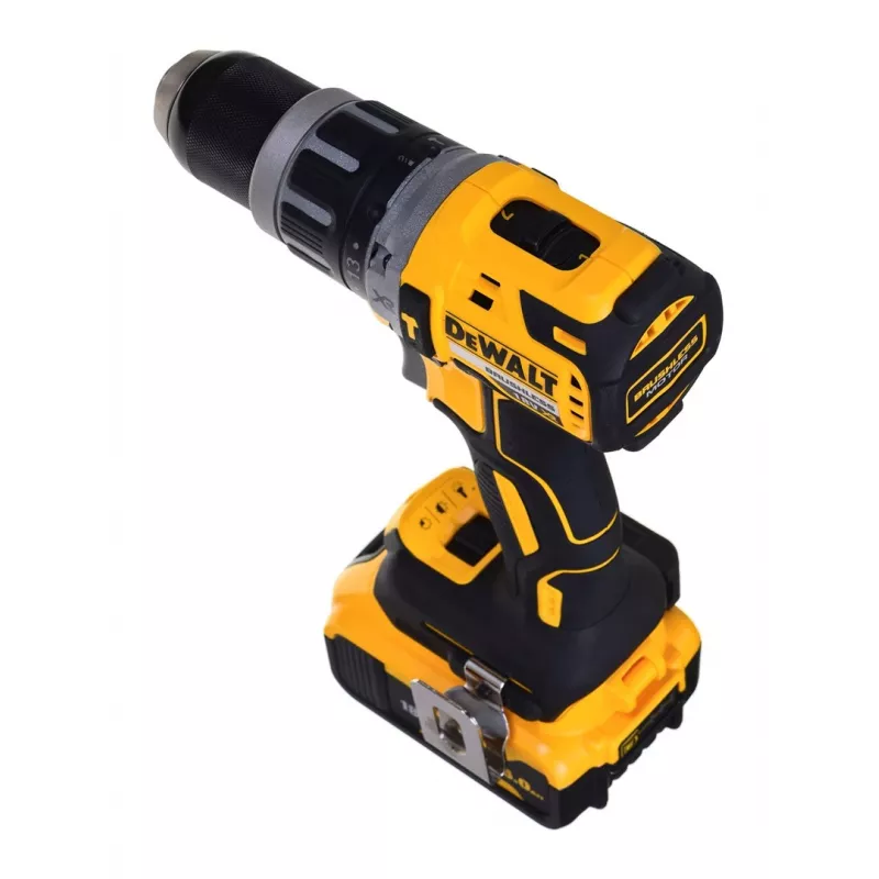 Zestaw narzędzi akumulatorowych DeWALT DCK2080P2T-QW — 18 V Li‑Ion 5 Ah (2x), szlifierka DCG405, wiertarko‑wkrętarka, gwint tarczy szlifierskiej M14, walizka