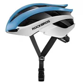 ROCKBROS Regulowany kask rowerowy M 55-58 cm Niebiesko-Biały