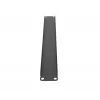 Panel maskujący do szafy rack Extralink Front Blank Panel 1U 19 cali czarny, obudowa stalowa