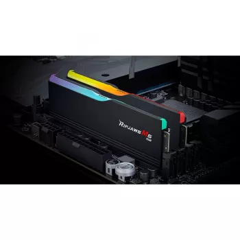 DIMM 64 GB DDR5-6400 (2x 32 GB) Dual-Kit, Pamięć czarna, F5-6400J3239G32GX2-RM5RK, Ripjaws M5 RGB, INTEL XMP