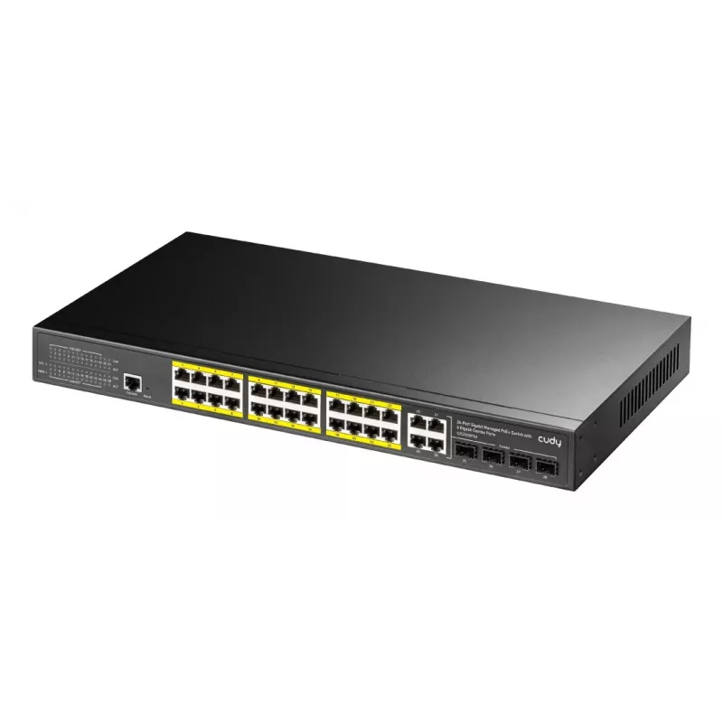 Przełącznik zarządzalny Cudy GS2028PS4 L2 Gigabit Ethernet 24 portów PoE