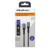 Kabel Qoltec USB 2.0 Type C – Type C 100W QC 3.0 PD 1m Czarny