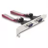 DeLOCK Karta Mini PCIe pełnowymiarowa na 2 x port szeregowy RS-232 D-Sub 9-pin