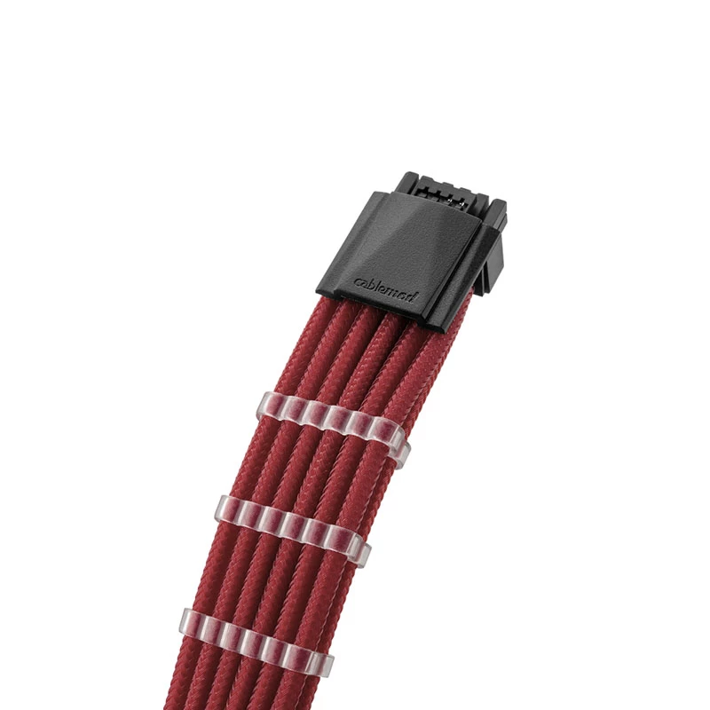 CableMod C-Series PRO ModMesh 12VHPWR do 3x PCI-e kabel do Corsair - 60cm, ciemnoczerwony